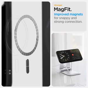 Spigen Liquid Air Mag MagSafe iPhone 16e dėklas - Matinis juodas