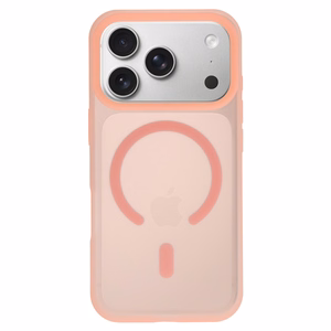 Tel Protect Mist Matte Magsafe dėklas Iphone 16, rožinis-oranžinis