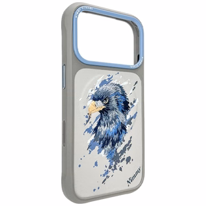 Nimmy Eagle MagSafe dėklas iPhone 17 Pro Max - pilkas