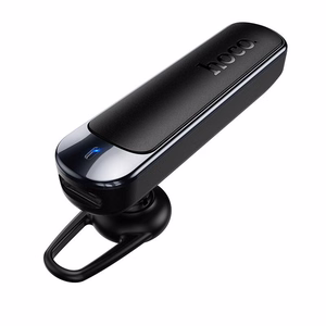 Hoco E201 belaidė monofoninė ausinė su mikrofonu, ENC, Bluetooth 6.0, 130 mAh, juoda