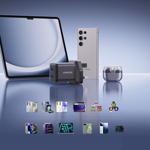 Joyroom JR-TCG17 45W 2 x USB-C sieninis įkroviklis (JK kištukas) - juodas