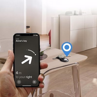 Tech-Protect NaturalFit dėklas Apple AirTag 1/2 - juodas