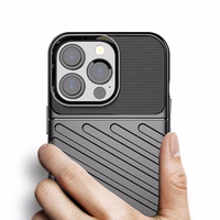 Thunder dėklas lankstus tvirtas patvarus dangtelis TPU dėklas iPhone 13 Pro mėlynas