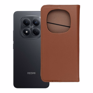 SMART PRO Knygutė leather dėklas for XIAOMI Redmi Note 15 5G rudas