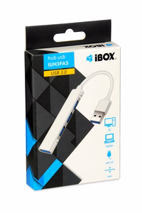 iBOX USB šakotuvas  1x USB 3.0 + 3x USB 2.0