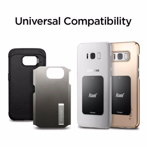 Spigen QS11 Magnetinis automobilio oro angos telefono laikiklis - juodas