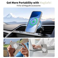 Tech-Protect Silikoninis Magnetinis dėklas telefonui iPhone 17 - Pilka