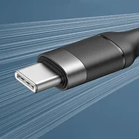 VEGER kabelis Type C į Type C PD 5A 100W CC02 1,5 m juodas