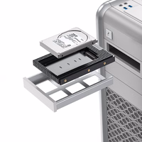 "Orico D2SS-6G" 2,5 colio disko adapteris į 3,5 colio keitiklį - juodas