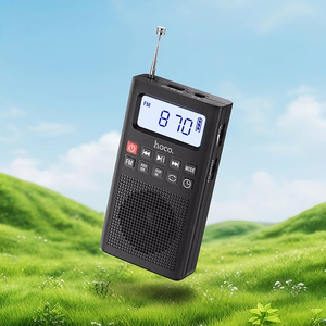Radijo imtuvas Hoco (HI51) FM AM Bluetooth (700mAh 3w) juodas