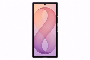Samsung Galaxy Z Fold8 Ultra silikoninis magnetinis dėklas su 2 antirefleksinėmis plėvelėmis, violetinio atspalvio