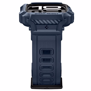 SPIGEN RUGGED ARMOR “PRO” V2 APPLE WATCH 10 / 11 (42 MM) tamsiai mėlynas