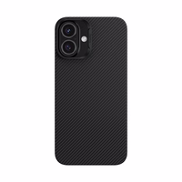 Benks Magnetinis Armor Air Kevlar dėklas telefonui iPhone 16 Plus - PC rėmas 600D - juodas (m)