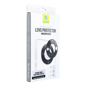 5D Mr. Monkey Armor kameros stiklas (karštas lenkimas) - Samsung Galaxy S24 / S25 juodas