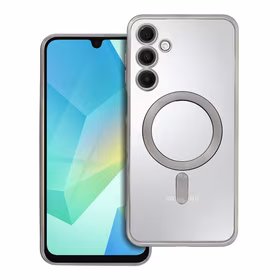 ELECTRO MAG COVER magnetinis dėklas telefonui, suderinamas su MagSafe, skirtas SAMSUNG A16 5G / A16 4G, titano pilkas