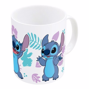 Disney Stitch & Angel spalvą keičiantis keraminis puodelis dovanų dėžutėje, 325 ml