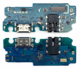 Lanksčioji jungtis Samsung A136 A13 5G su įkrovimo kontaktu, mikrofonu, ausinių lizdu originali (service pack)