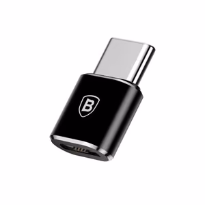 Adapteris Baseus MicroUSB to Type-C OTG juodas CAMOTG-01