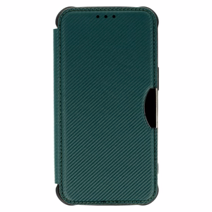 Razor Carbon Knygos dėklas Iphone 14 tamsiai žalias