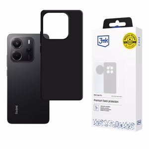 3mk Matt Case Pro Чехол для Xiaomi Redmi Note 14 5G - матовый чёрный