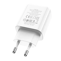 Įkroviklis Borofone BN4 20W USB-C/USB-A baltas