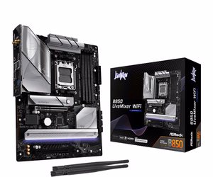 Asrock B850 LiveMixer WiFi pagrindinė plokštė AMD B850 Socket AM5 ATX