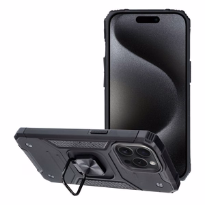 NITRO dėklas telefonui IPHONE 15 Pro Max juodas