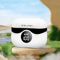 Blavec Bluetooth TWS ausinės BW-04 Prime Active ANC+ENC (BW04PA-W) baltos