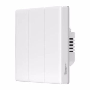 Умный WiFi сенсорный настенный выключатель Sonoff TX T5 3C (3-канальный)