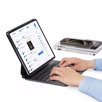 USAMS apsauginis dėklas su klaviatūra iPad Pro 11" juodas Miaoke Series IPP109MG01 (US-BH875)