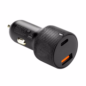 Automobilinis įkroviklis everActive CC-50Q USB QC3.0 + USB-C PD 75W
