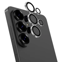 "Benks" grūdinto stiklo stiklas "Warrior Lens Protector" kameros apsauga, skirta "Samsung Galaxy S26 Ultra" (objektyvas 5 vnt.), sidabrinės spalvos