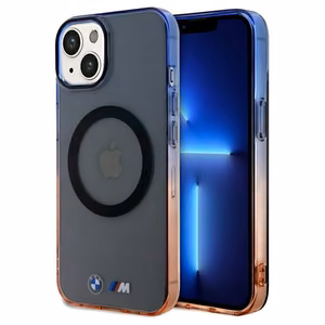 BMW Gradient Bumper MagSafe Case for iPhone 15 Plus / 14 Plus - Gray
