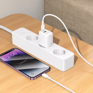 Įkroviklis Borofone BN27 20W USB-C/USB-A baltas