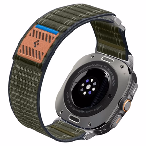 SPIGEN WBF0 dirželis SAMSUNG GALAXY WATCH ULTRA 2024 / 2025 (47 MM) žalias