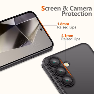 Tech-Protect MagMat MagSafe dėklas telefonui Samsung Galaxy S25 - skaidrus juodas