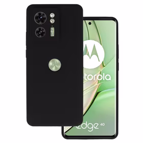 Dėklas silikoninis Lite Motorola Edge 40 5G (m) - juodas (m)