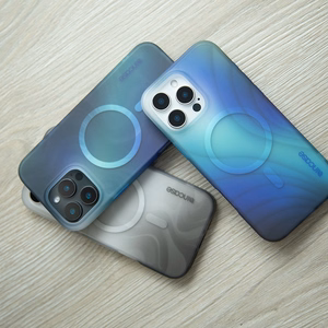 Incase Halo Case dėklas su MagSafe, skirtas iPhone 16, „Oil Slick Smoke“ spalvos