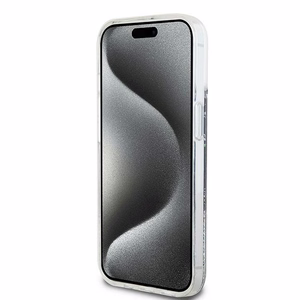 DKNY dėklas telefonui iPhone 15 6,1" HC DKHCP15SLBNAEK juodas HC skysti blizgučiai su arkinis logotipas