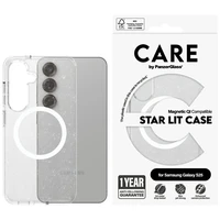 CARE by PanzerGlass Flagship Urban Combat Starlight White QI dėklas Samsung Galaxy S25 - skaidrus