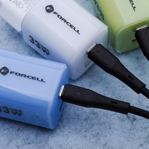 Kabelis FORCELL F-ENERGY C341 USB A į Micro USB QC3.0 2,4A 18W Silikoninis 1 m juodas (m)