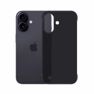 3mk Just20g matinės dėklas telefonui Apple iPhone 16 Plus - matinės juodas