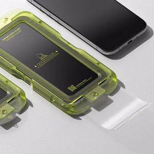 Ringke Easy Slide 2-jų rinkinys grūdintas stiklas iPhone 17 Air - juodas