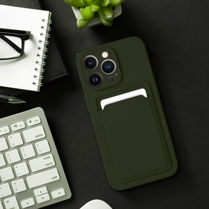 Kortelių dėklas telefonui XIAOMI Redmi 12 4G žalias