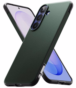 Ringke Onyx dėklas, skirtas Samsung Galaxy S26 FE, tamsiai žalias