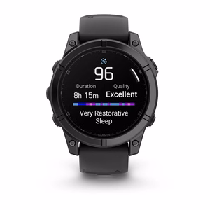 Išmanusis laikrodis Garmin Fenix E 47mm pilkas/juodas