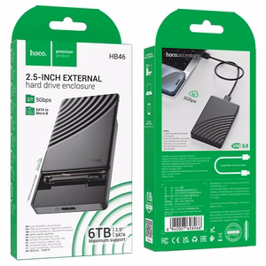Kietojo disko korpusas Hoco HB46 USB3.0 2.5'' SATA Hard Drive Enclosure juodas