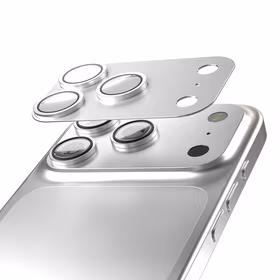 Etteri kameros lęšio apsauga iPhone 17 Pro Max sidabrinis