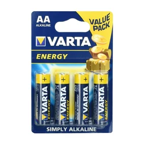 VARTA alkalinės baterijos R6 (AA) 4 vnt Energy