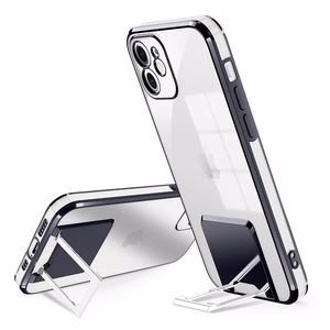 TEL PROTECT prabangus dėklas su stovu skirtas iPhone 11 Pro – juodas